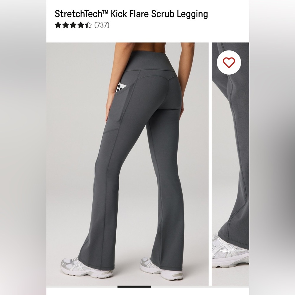 Fabletics StretchTech™ Kick Flare Scrub Legging